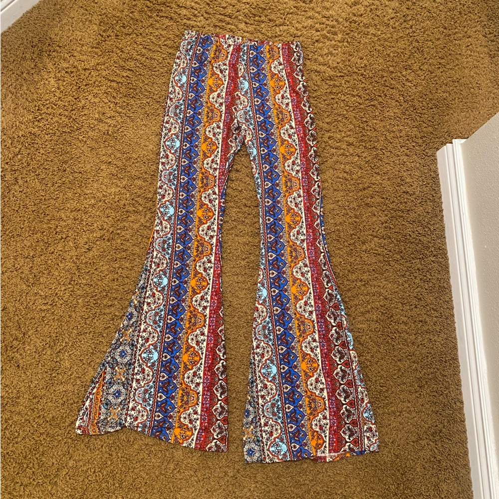 Womens hippie bell bottom pants